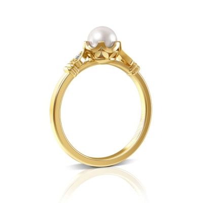 4.04 Ct 14k Yellow Gold Diamond Fancy Ring