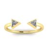 Arrow Trillion Cut Diamond Ring