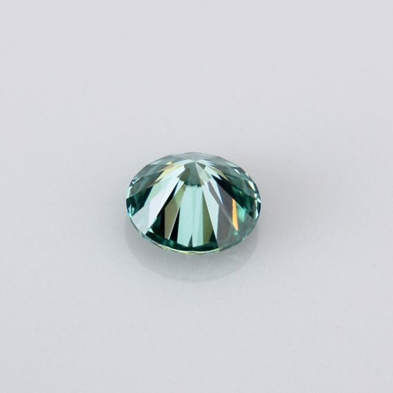 6.00MM [0.80CT] Round Natural Green Loose Moissanite Excellent Cut
