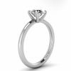 925 Sterling Silver Marquise Moissanite Solitaire Ring