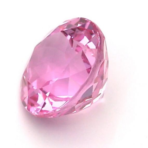 3.00MM [0.10CT] Pink Round Excellent Loose Moissanite Cut