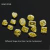 4.00MM [0.30CT] Yellow Round Excellent Cut Loose Moissanite