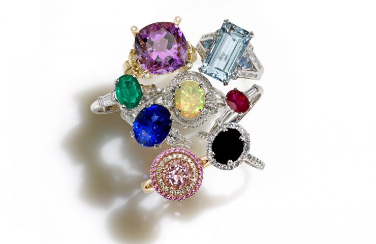 Gemstone Engagement Rings, Gemstone Rings