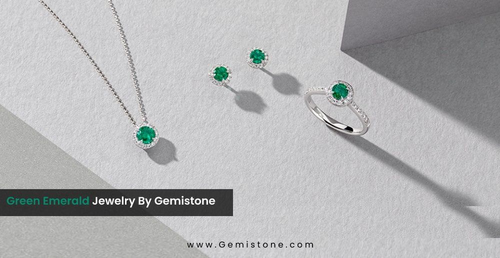 Green Emerald Jewelry By Gemistone