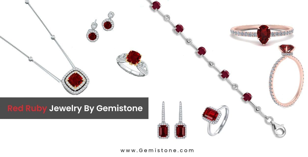 Red Ruby Jewelry By Gemistone