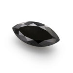 Marquise Cut Black Diamonds - Front Side View