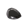 1.50CT [9 x 6MM] Pear Cut Black Loose Moissanite Diamond