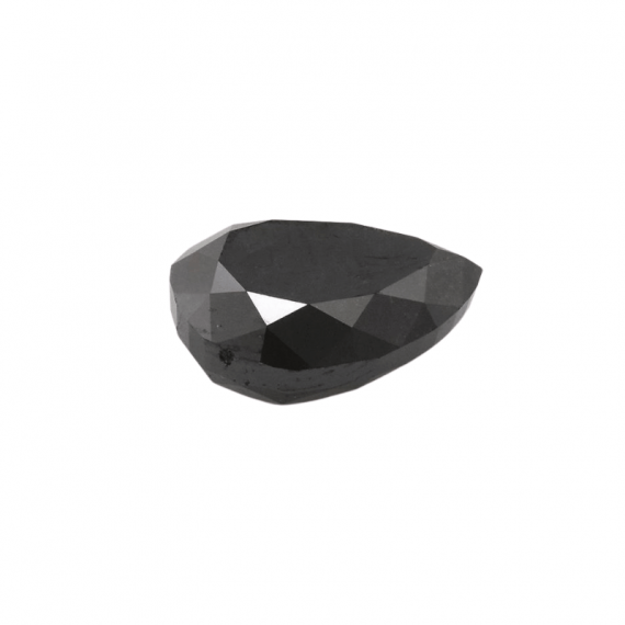 1.25CT [8 x 6MM] Pear Cut Black Loose Moissanite Diamond