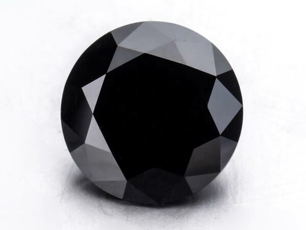 Round Cut Black Diamonds