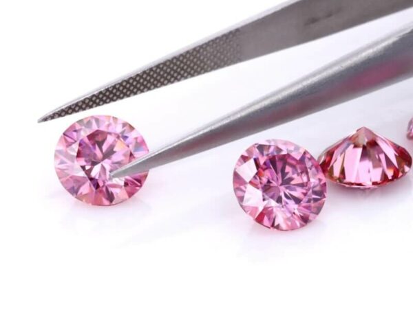 Round Pink Diamonds