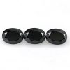 Three Oval Cut Black Diamonds