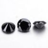 Three Round Cut Black Diamonds
