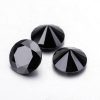 Three Round Cut Loose Black Diamonds