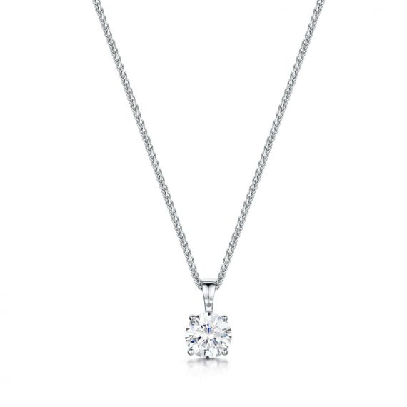 1 Carat Diamond Solitaire Necklace