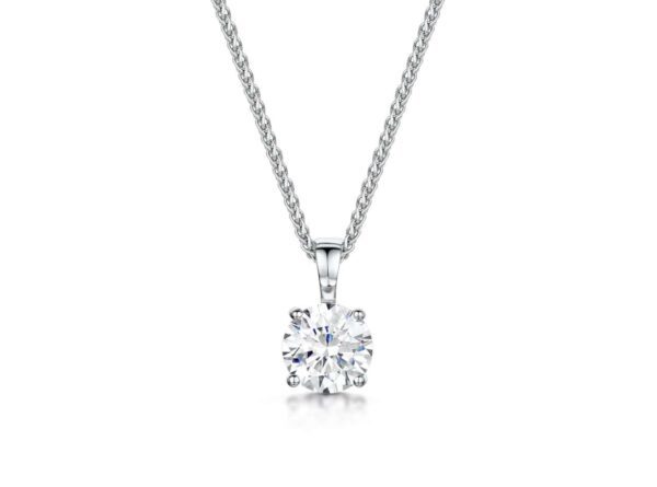 1 Carat Solitaire Diamond necklace
