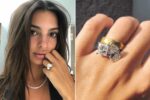 emily ratajkowski engagement ring - Toi Et Moi Ring