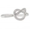 Diamond Love Knot Promise Ring