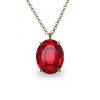 Brithstone Ruby Necklace for July