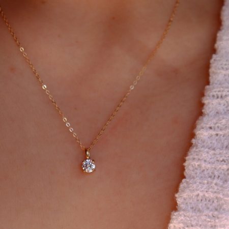 Diamond-April-Brithstone-Necklace-with-neck