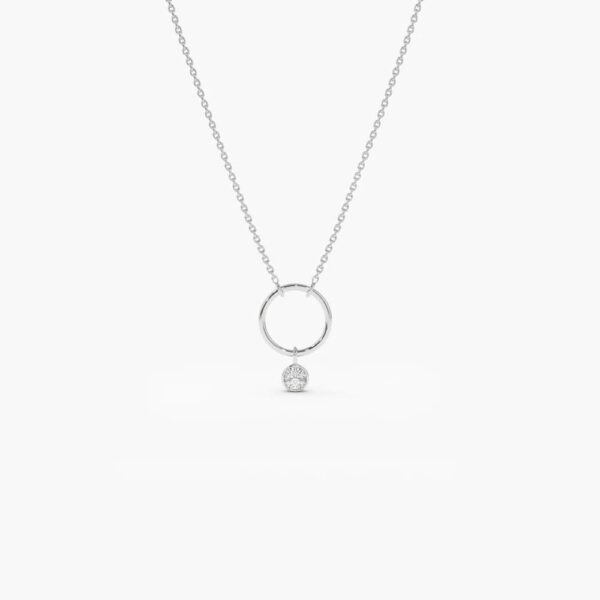 Minimalist-Enternity-Diamond-Necklace-silver