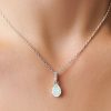 Opal October's Birthstone Necklace