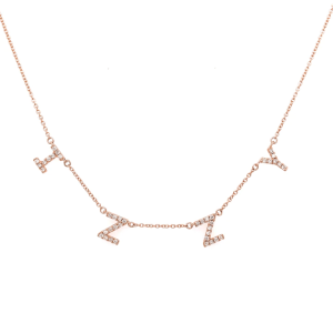 PERSONALIZED-diamond-necklace-rose-gold