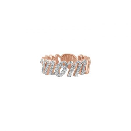 Persomalized Mother Name Letter Ring For Mom