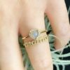 personalized mother ring gemistone