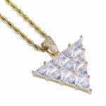 trilliant cut diamond necklace gemistone