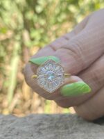 Diamond Mosaic Ring