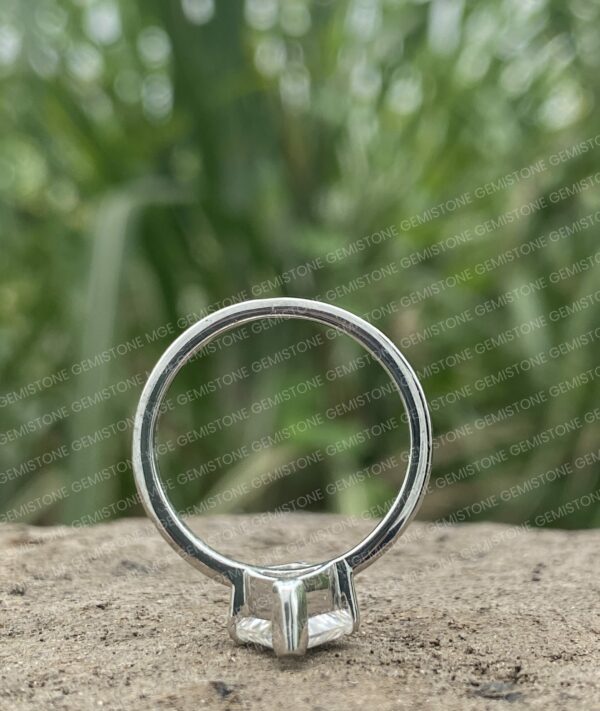 Triangle Diamond Engagement Ring