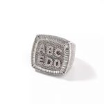 Fully Iced Out Custom Letter/Personalized Name Moissanite Party Hip Hop Ring