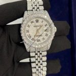 VVS Moissanite Fully Iced Out 36MM Jubilee Datejust Diamond Watch