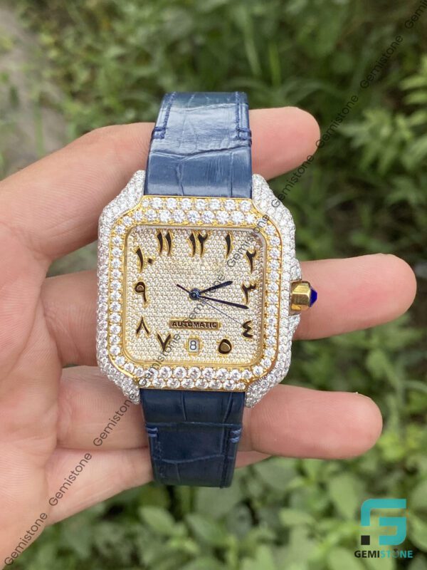 Iced-Out-Cartier-Watch