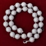 925 Silver Men's Iced Ball Bracelet