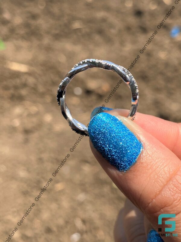 Pave Twist Wedding Ring