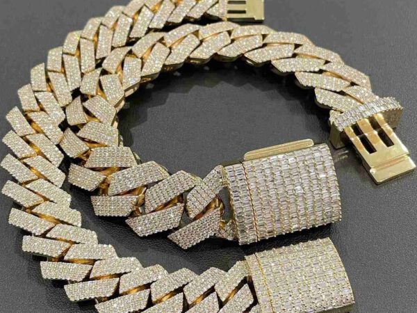 Diamond Miami Cuabn Bracelet