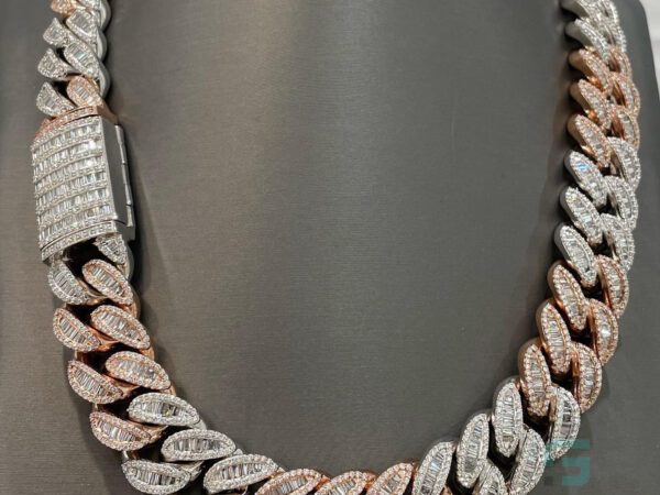 Iced Out Baguette Chain