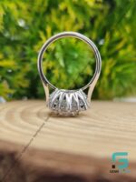 Oval Halo Wedding Ring
