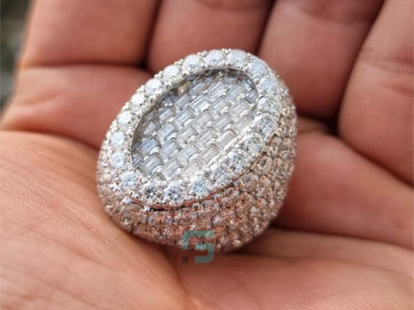 Baguette Diamond Hip Hop Ring