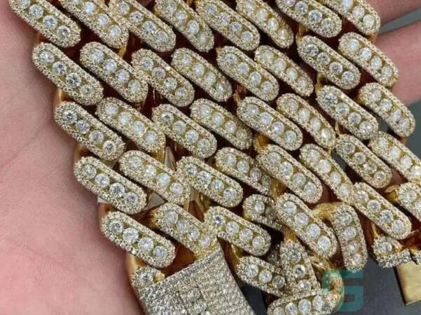 Iced Cuban Link Diamond Necklace