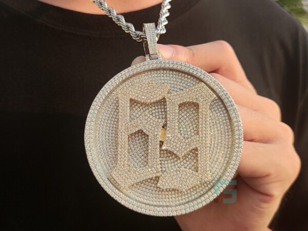 Iced Out Number Pendant