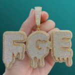 Iced Out Letters Pendant