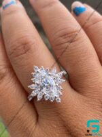 2ct Marquise Moissanite Ring